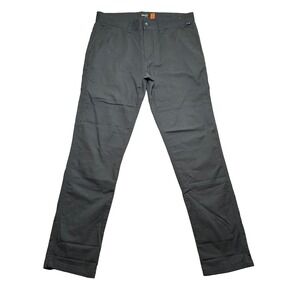 Howler Bros ATX Work Pants Mens (Fits 34x32) Gray Double Knee Outdoors Utility